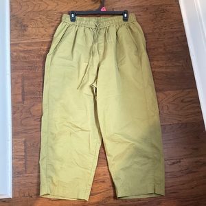 Army green wide leg pants from a new day of target.